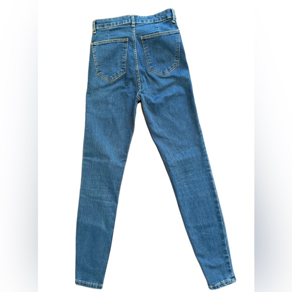 Zara blue skinny jeans stretchy size USA 4 EUR 36 - Picture 2 of 6